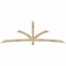 Ekena Millwork Davenport Rough Sawn Timber Gable Bracket, Douglas Fir, 108"W x 36"H x 2"D x 4"F, 8/12 Pitch GBW108X36X0204DAV00RDF - alternate 1